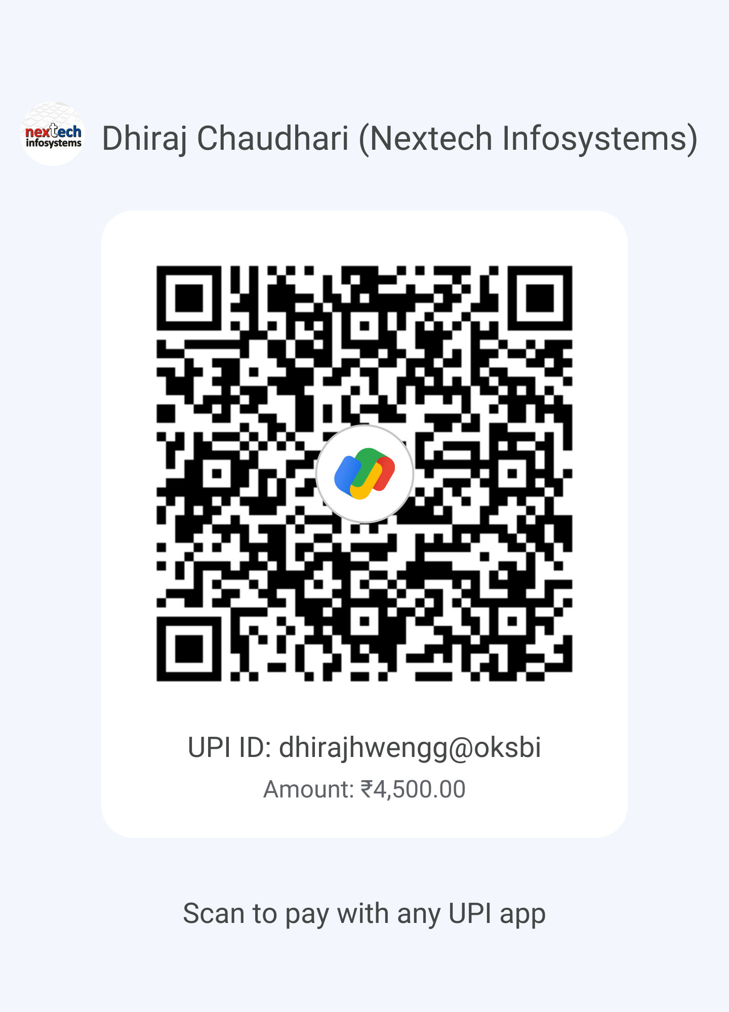 Full Payment QR Code